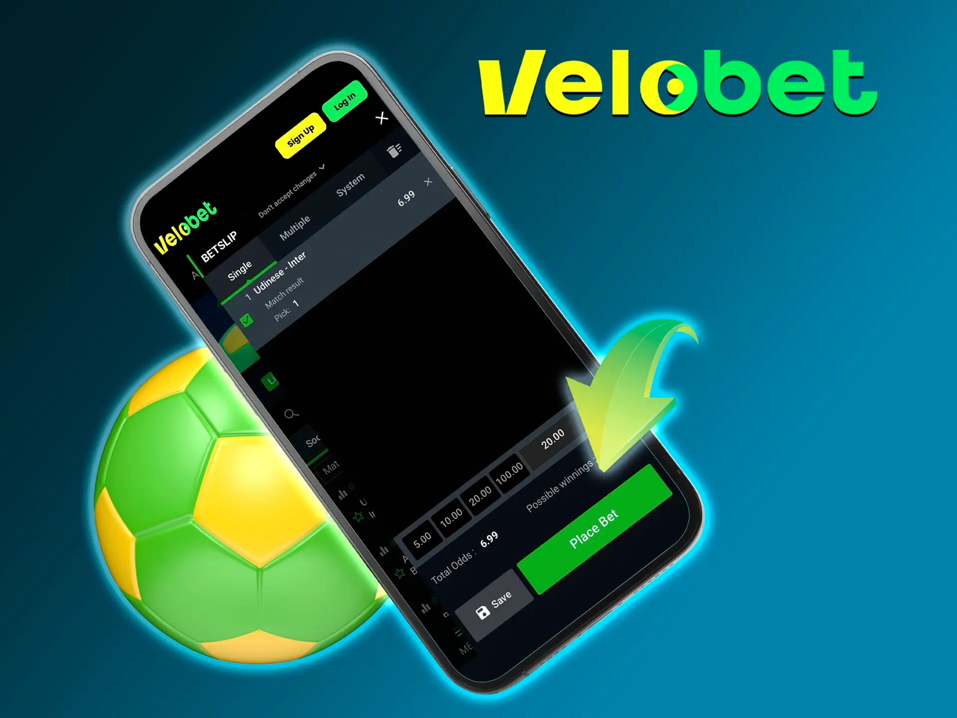 Place your bets on the Velobet app and enjoy the emotion of winning.