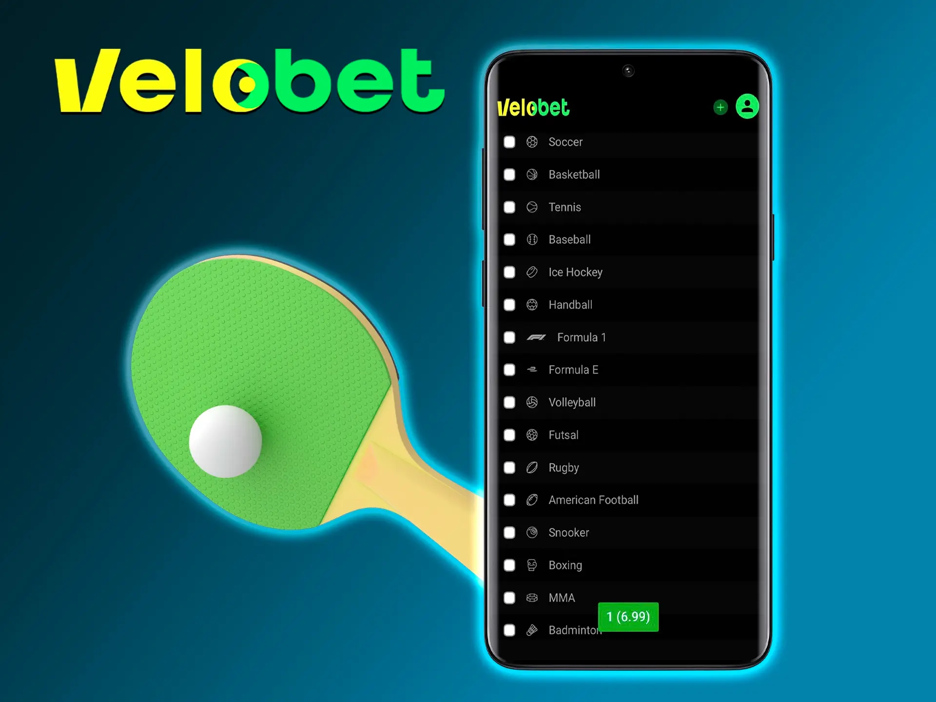 The variety of sports disciplines for betting at Velobet will not make any bettor bored.