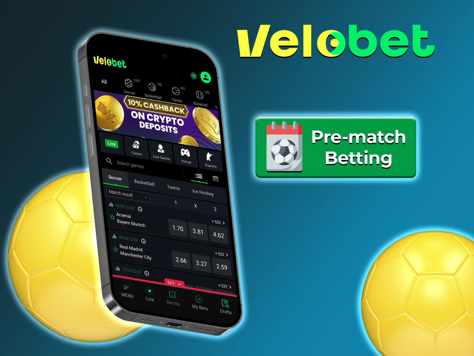 Place a bet before the match at Velobet if you see a favourite in this clash.