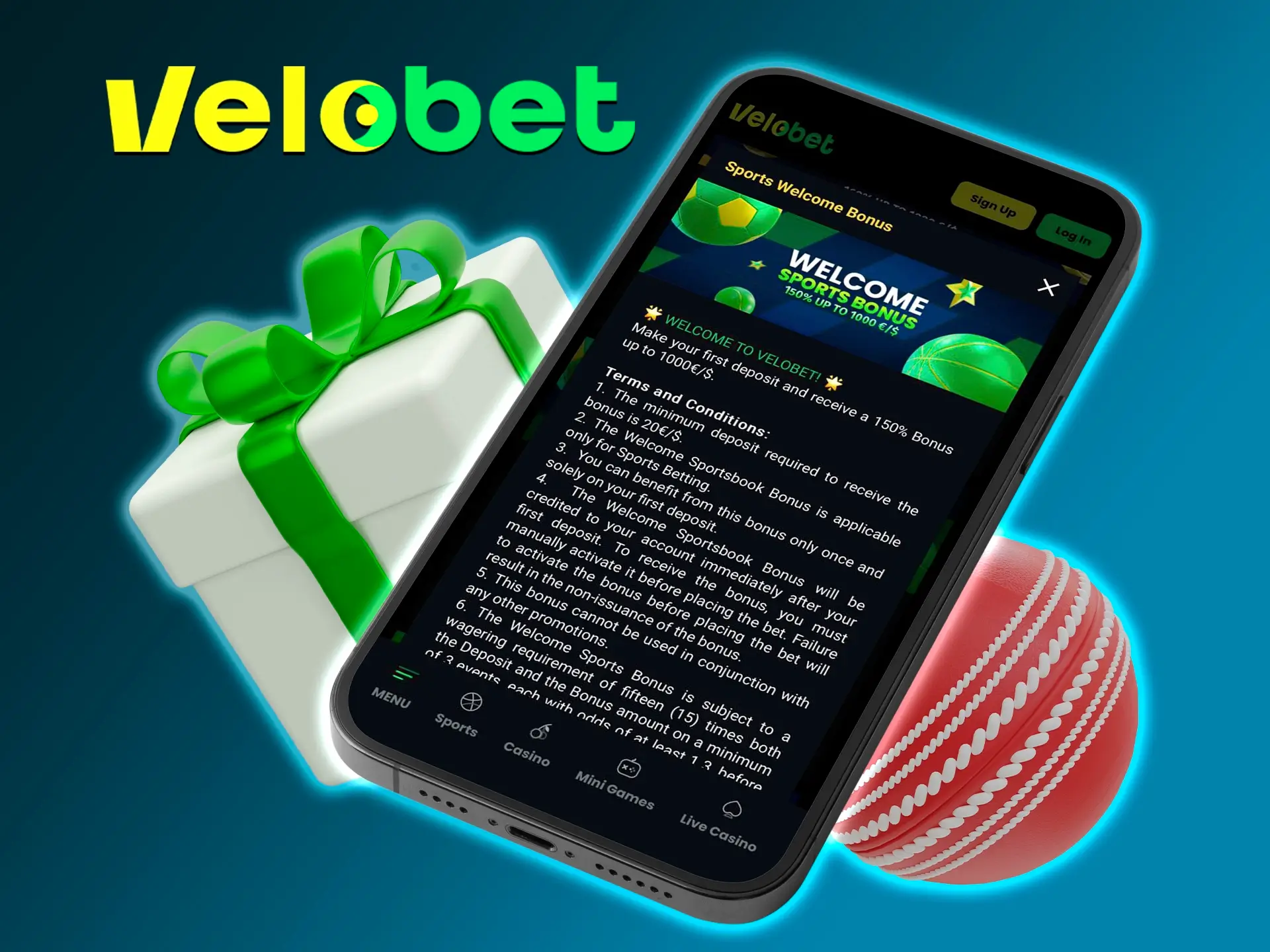 Don't miss the opportunity to boost your betting big time with Velobet's welcome sports bonus.