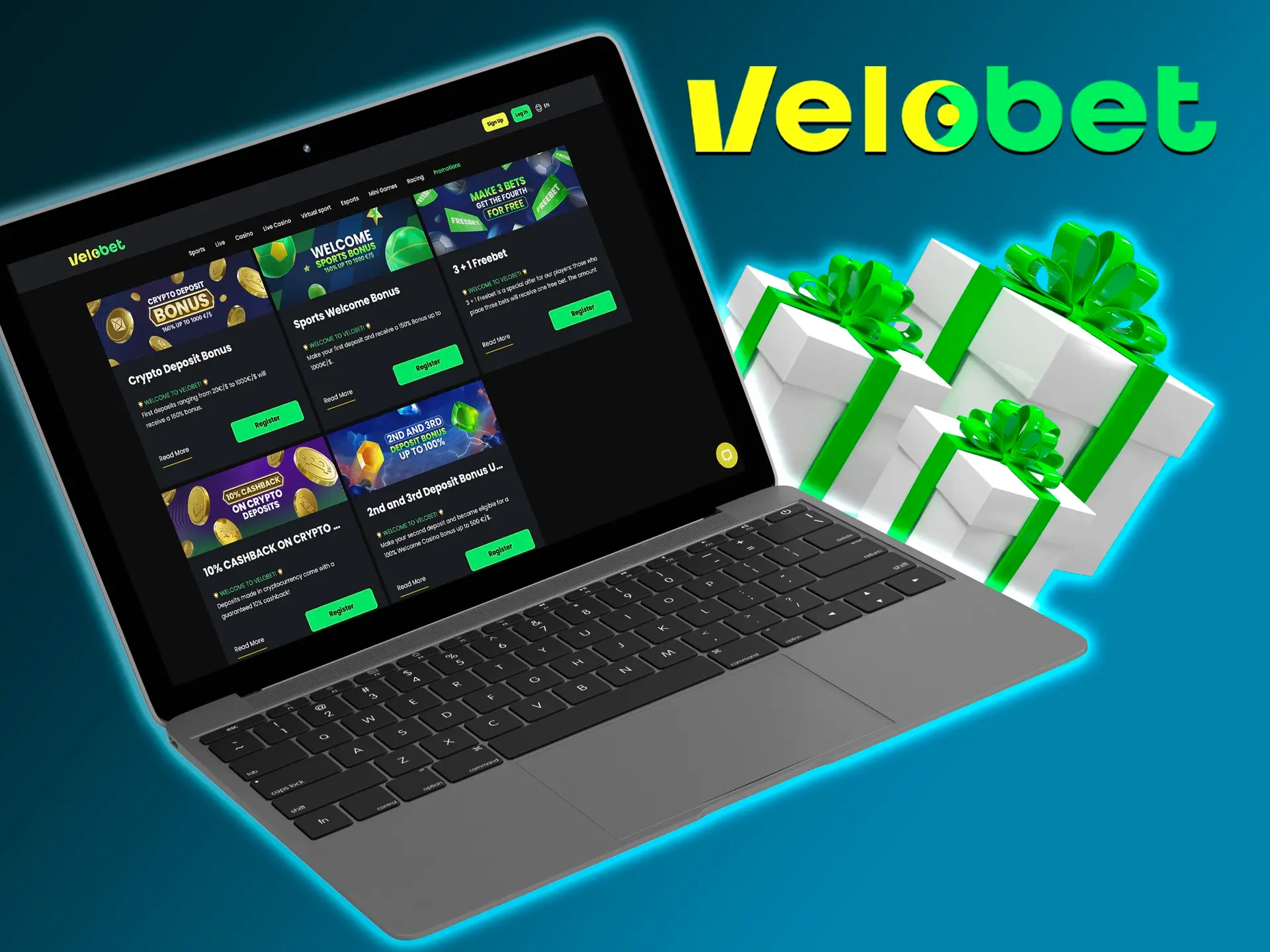 Use other bonuses to win and earn with Velobet Casino.