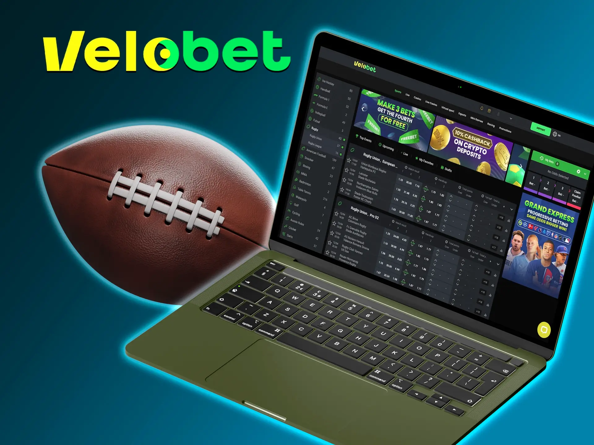 Perform accurate rugby match analysis and predict match outcomes at Velobet.